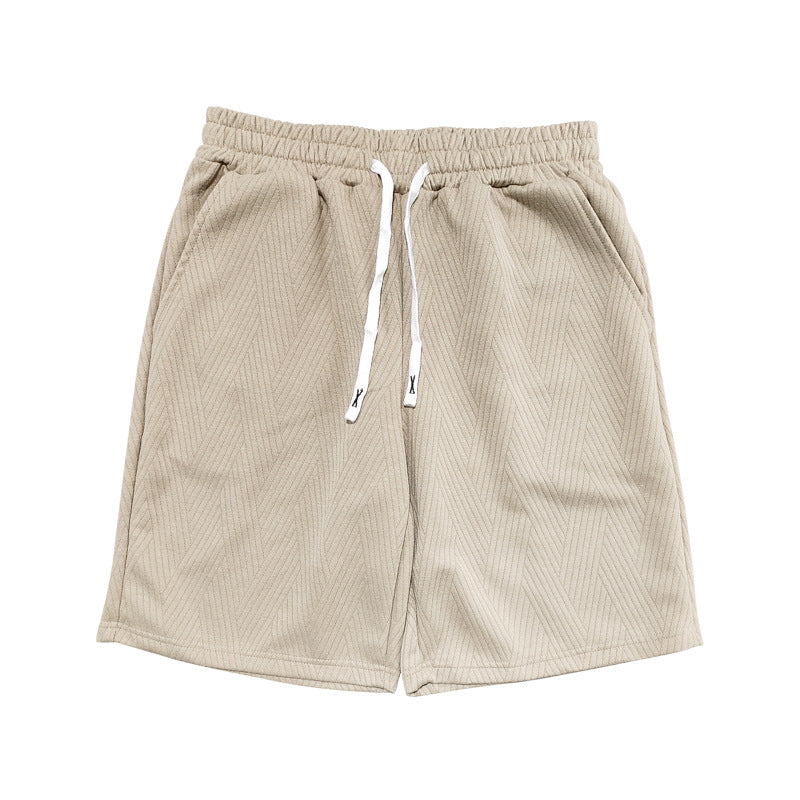 Herren bequeme Sportshorts mit elastischem Bund und seitlichen Taschen Echoarchiv