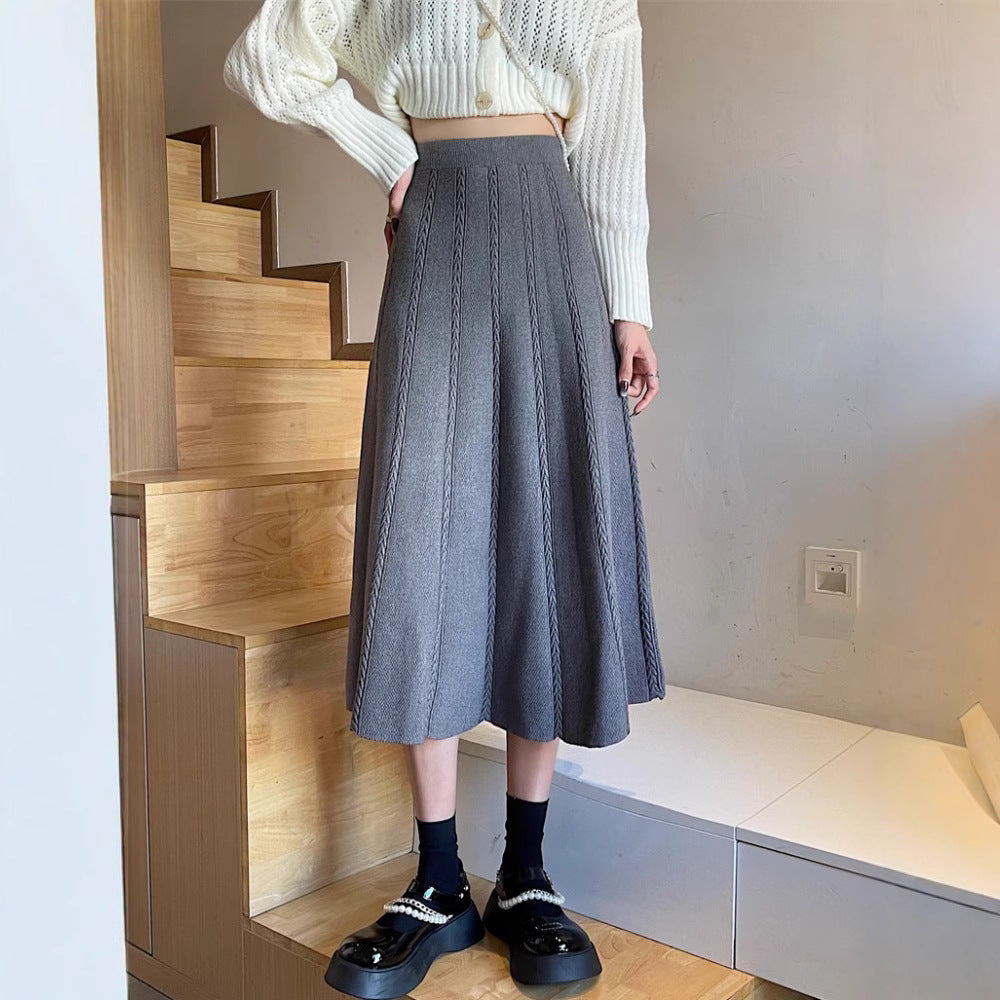 Damen Eleganter Plisseerock mit hohem Taillenschnitt Echo Archiv