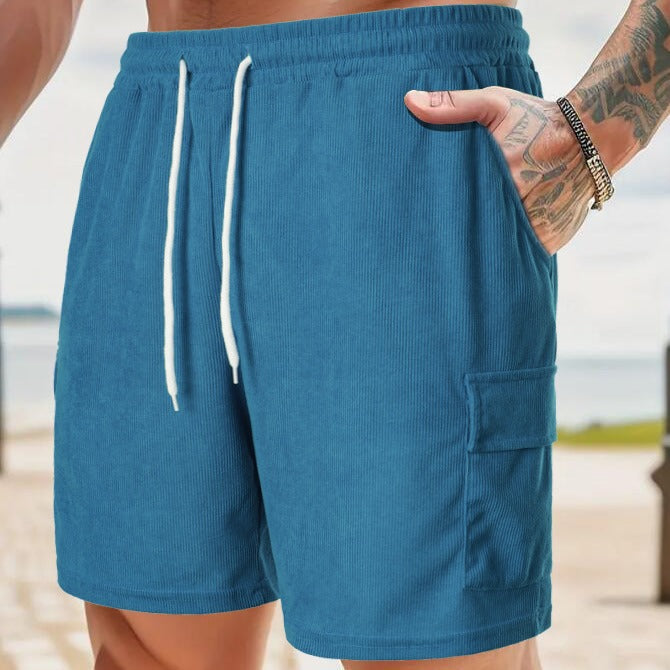 Herren Freizeithose mit praktischen Seitentaschen und elastischem Bund Echoarchiv