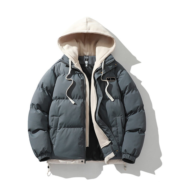 Herren Zweilagige Steppjacke mit herausnehmbarer Fleece-Kapuze und Thermoisolierung Echo Archiv