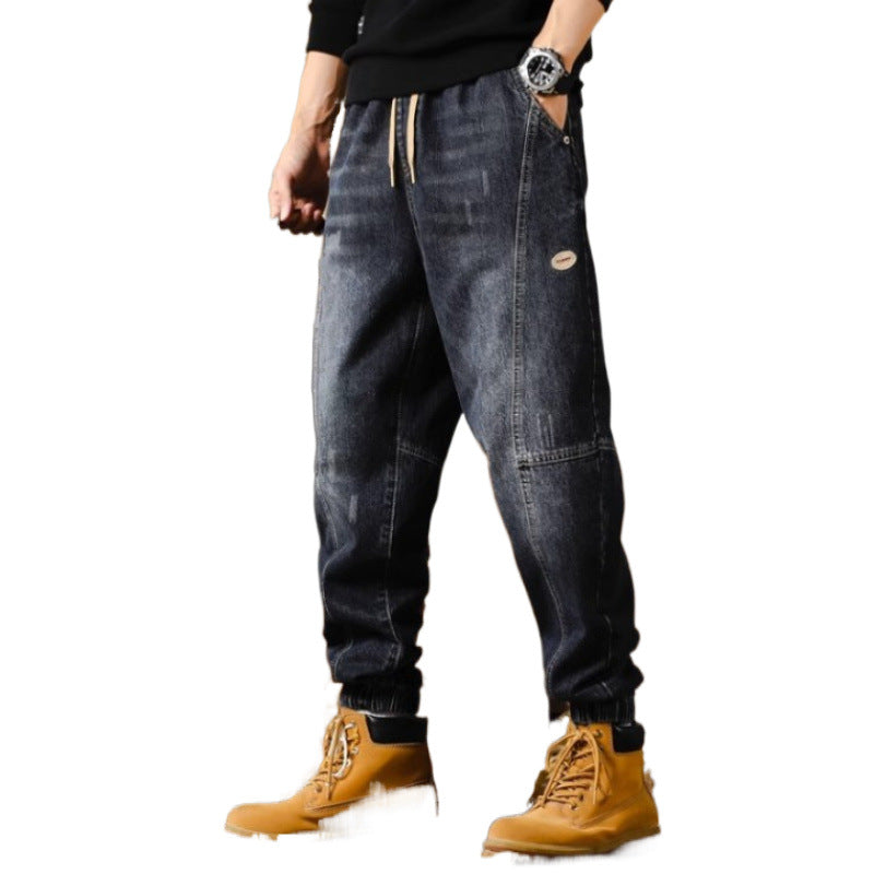 Herren Komfortable Denim Jogginghose Echo Archiv