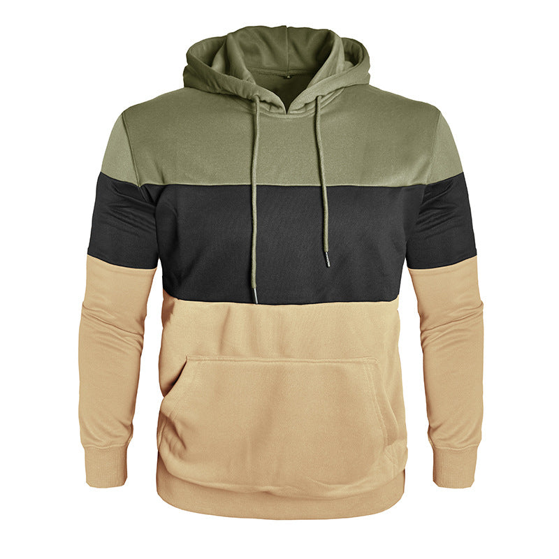 Herren Kapuzenpullover mit Farbakzenten Echoarchiv