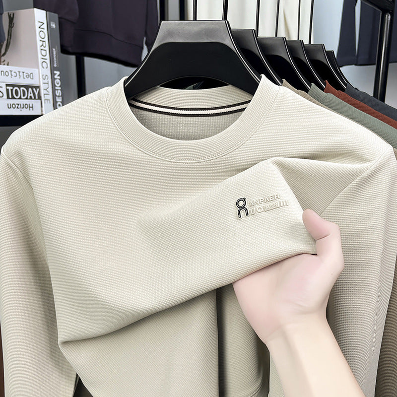 Herren Sport Sweatshirt mit strukturiertem Gewebe und modernem Rundhalsausschnitt Echoarchiv