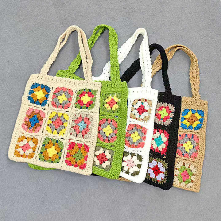 Damen Handgefertigte Häkel-Tasche Echo Archiv