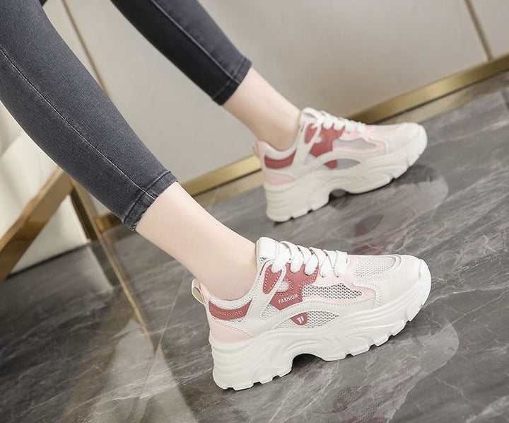 Damen Fashion Sneakers mit atmungsaktiver Mesh-Oberfläche und dämpfender Sohle Echo Archiv