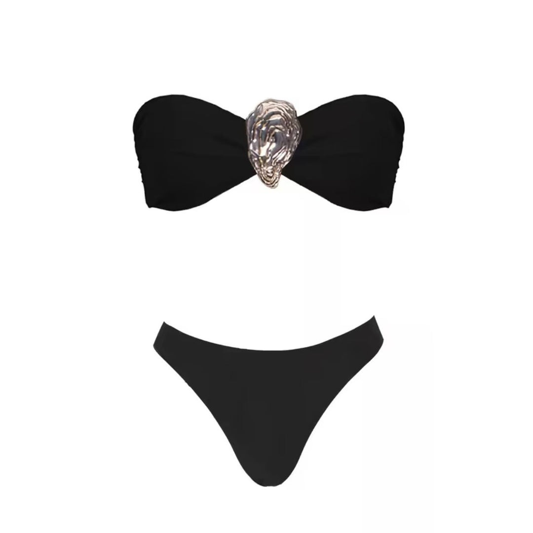 Damen elegantes Bikini-Set mit Wickelrock Echo Archiv