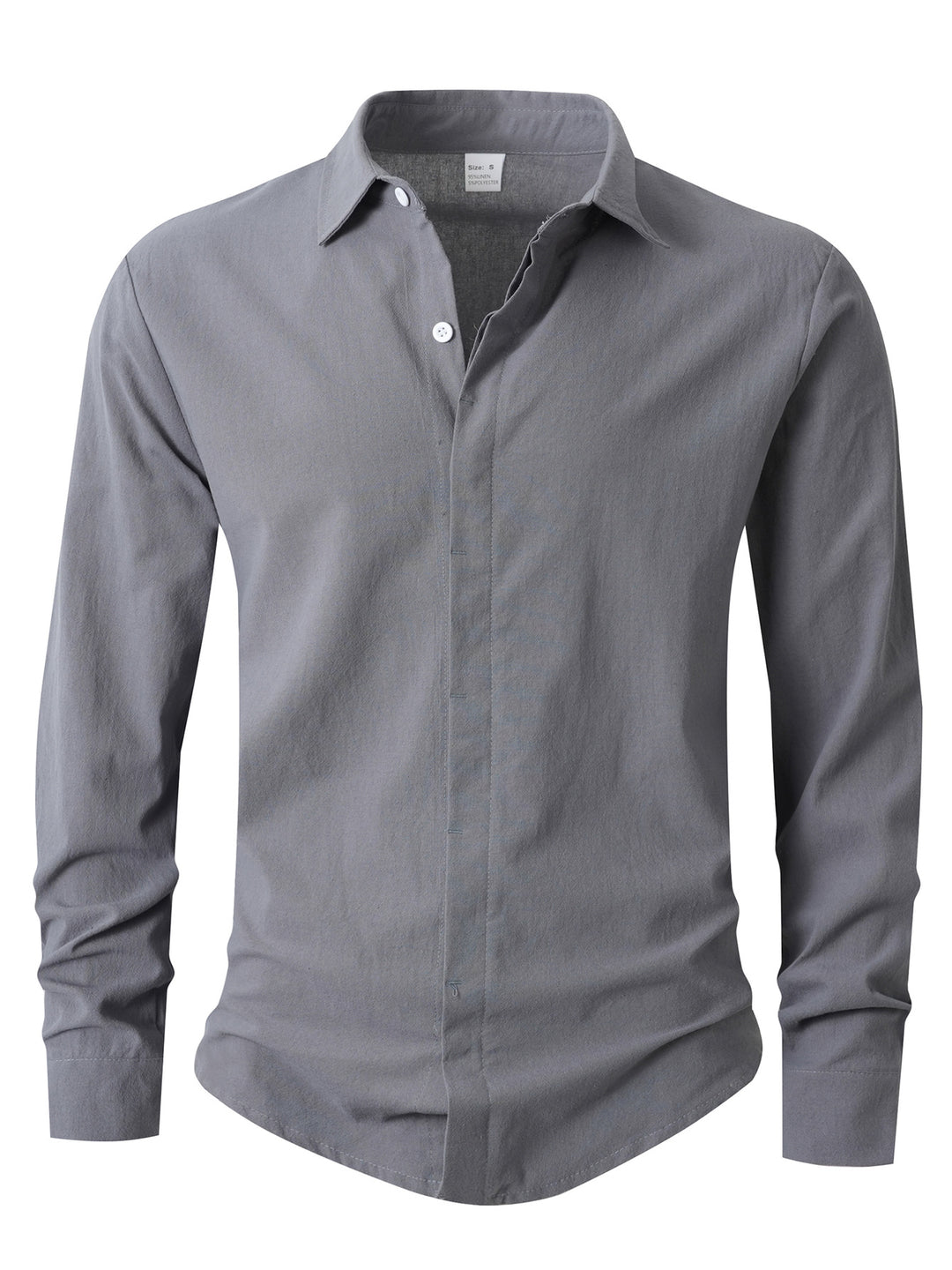 Herren Elegantes Casual-Hemd mit Slim-Fit Schnitt Echoarchiv