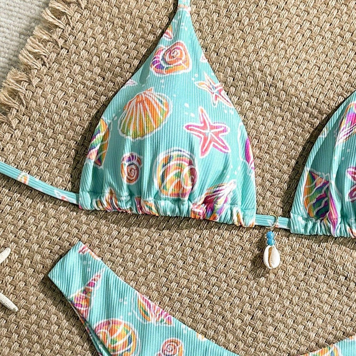 Damen Triangel-Bikini mit maritimen Verzierungen Echo Archiv