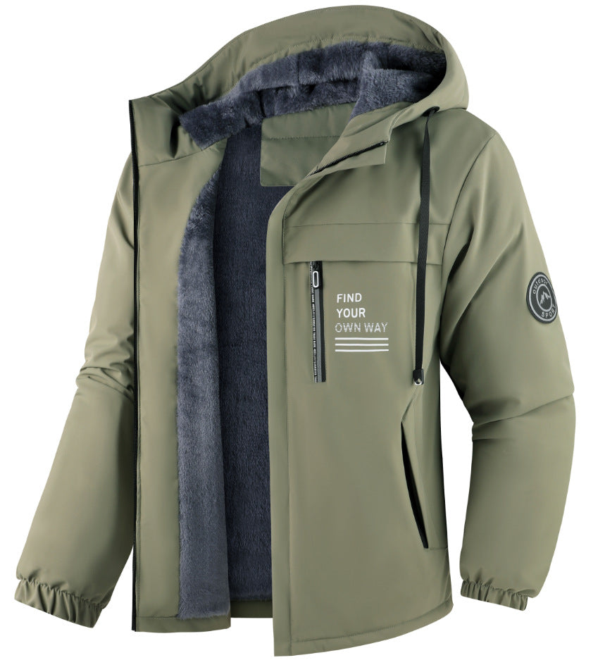 Herren Funktionsjacke mit hohem Kragen Echo Archiv