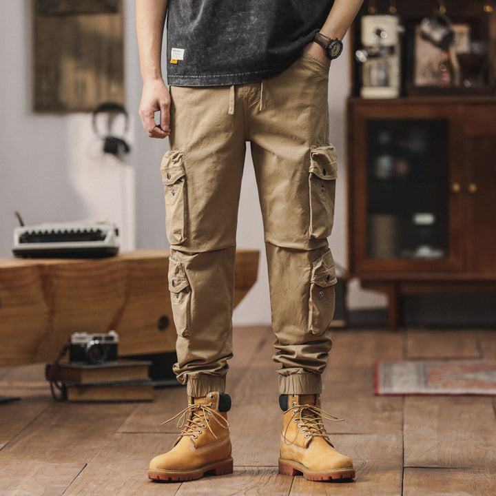 Herren Multifunktions-Cargo-Jogger mit abnehmbaren Kniepanelen, Utility-Taschen und elastischem Saum Echo Archiv