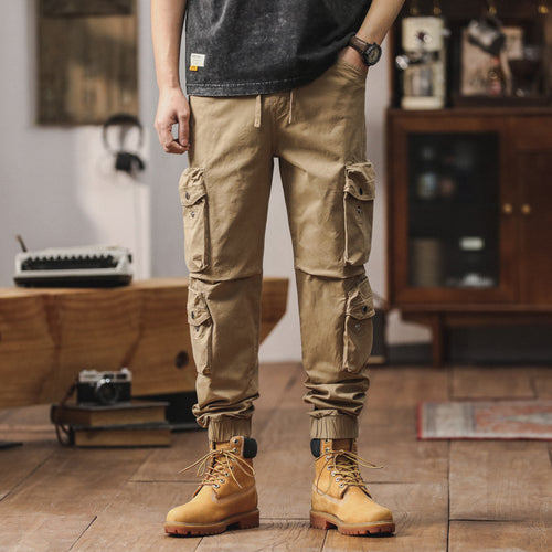 Herren Multifunktions-Cargo-Jogger mit abnehmbaren Kniepanelen, Utility-Taschen und elastischem Saum Echo Archiv