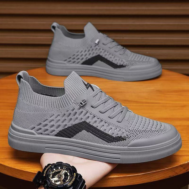 Herren Atmungsaktive Strick-Sneaker mit sockenhaftem Schaft und dämpfender Gummisohle Echoarhiv – Norré