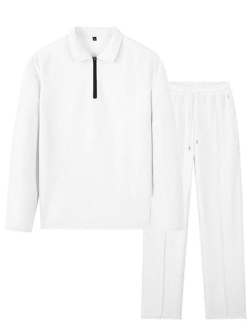 Herren sportliches Poloshirt und Jogginghose Set – Marzano