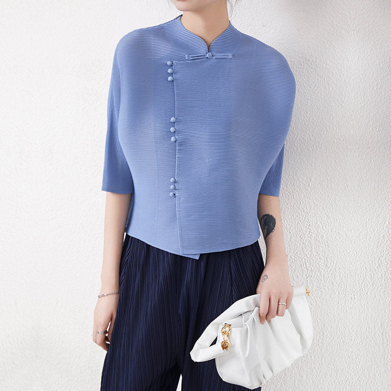 Damen Stylische Tunika mit asymmetrischem Schnitt Echoarchiv
