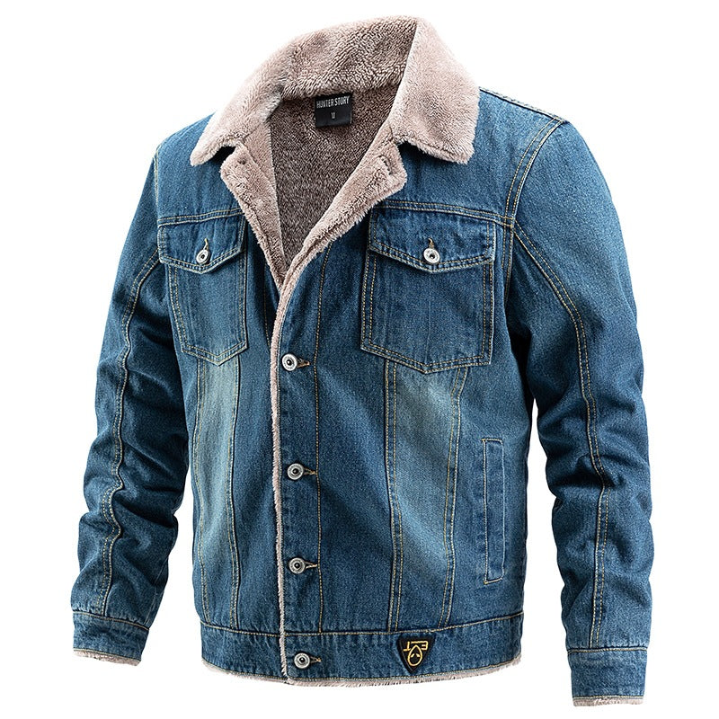 Herren Denimjacke mit Teddyfutter Echo Archiv