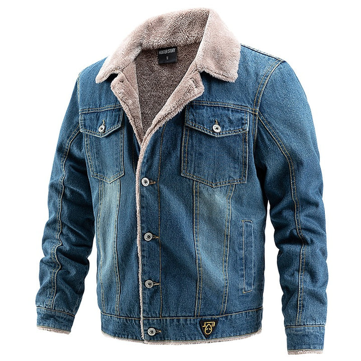 Herren Denimjacke mit Teddyfutter Echo Archiv