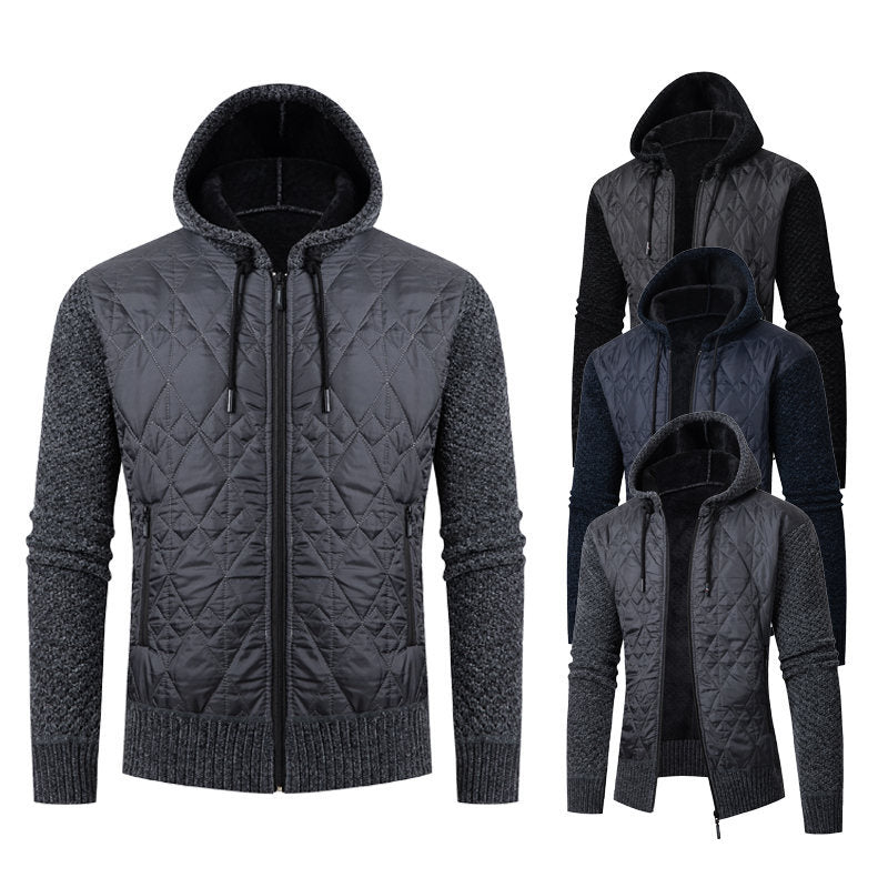 Herren sportliche Steppjacke mit weichem Innenfutter und praktischem Reißverschluss Echoarchiv
