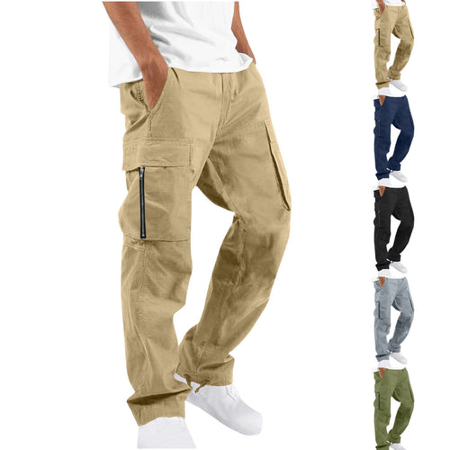 Herren Cargo-Hose mit verstellbarem Bund und praktischen Seitentaschen Echoarchiv
