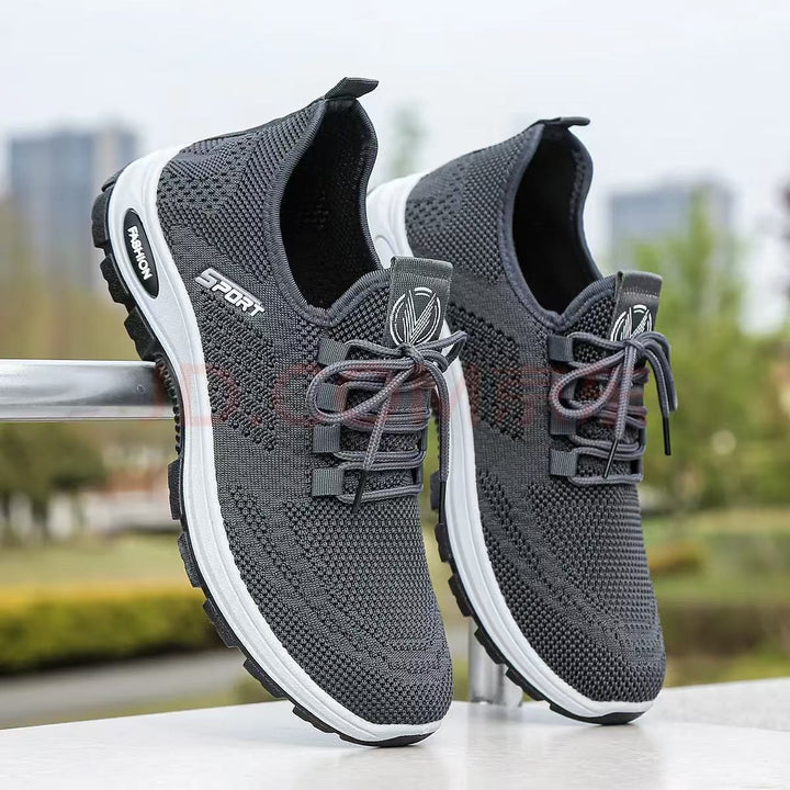 Damen Sportliche Sneakers mit elastischem Obermaterial und rutschfester Sohle Echo Archiv