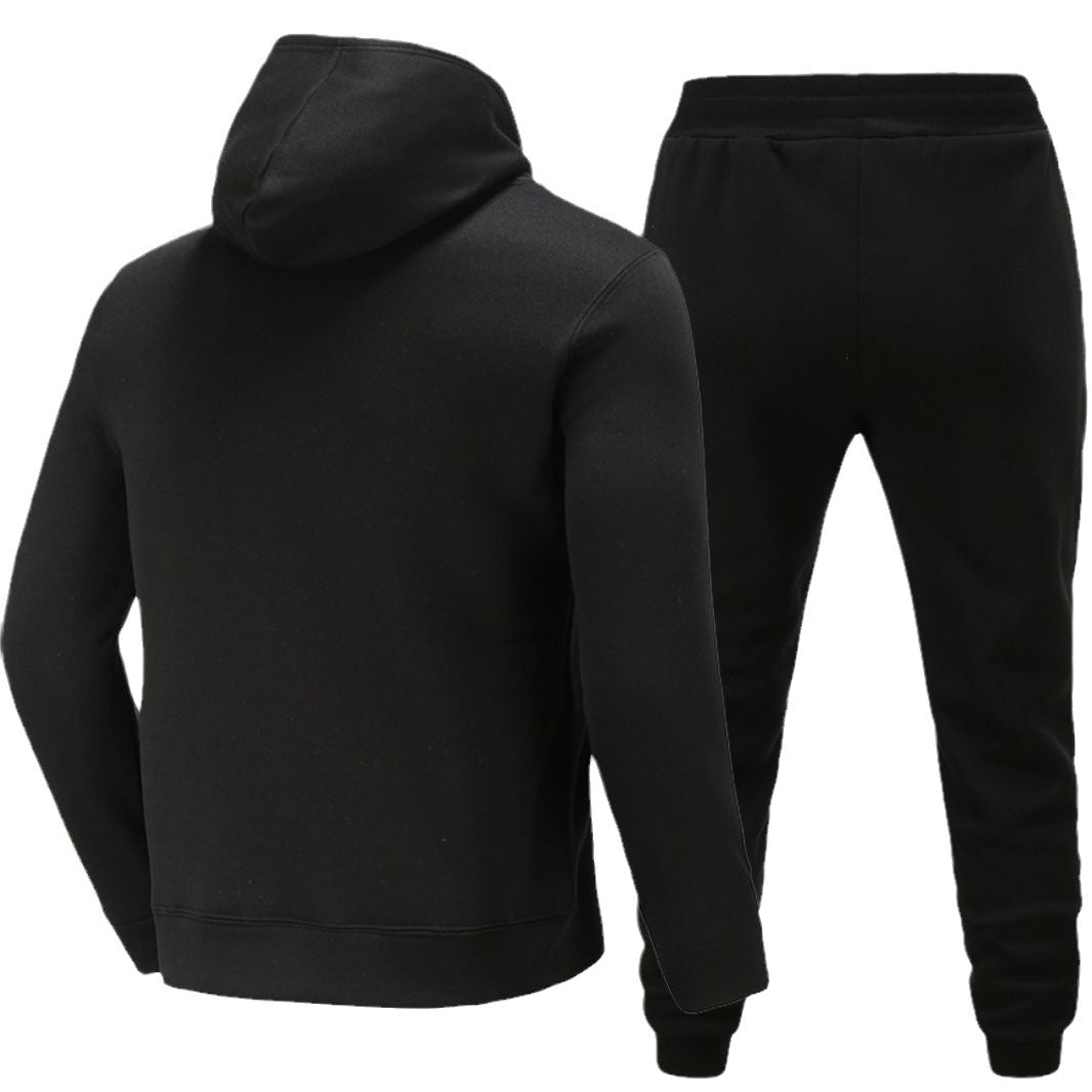 Herren Hoodie und Jogginghose Set mit humorvollem Grafikdruck Echoarchiv