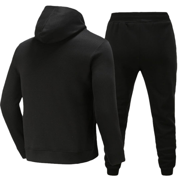 Herren Hoodie und Jogginghose Set mit humorvollem Grafikdruck Echoarchiv
