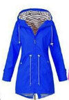 Damen nan taillierte Parka-Jacke mit Kapuze, Kordelzugbund und verdecktem Reißverschluss Echo Archiv