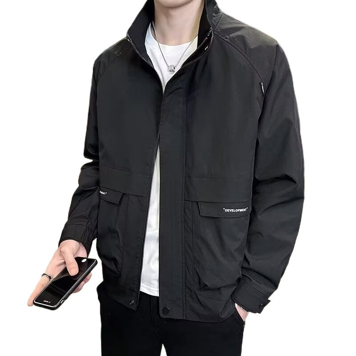 Herren Minimalistische Übergangsjacke – Taviero