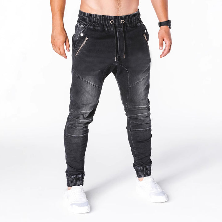 Herren Jogginghose im modernen Skinny Fit mit dehnbarer Baumwollmischung und sportlichen Details Echoarchiv