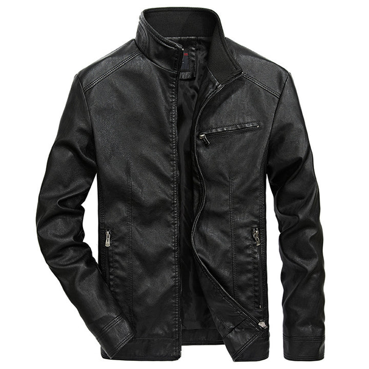 Herren Legere Lederjacke Echo Archiv