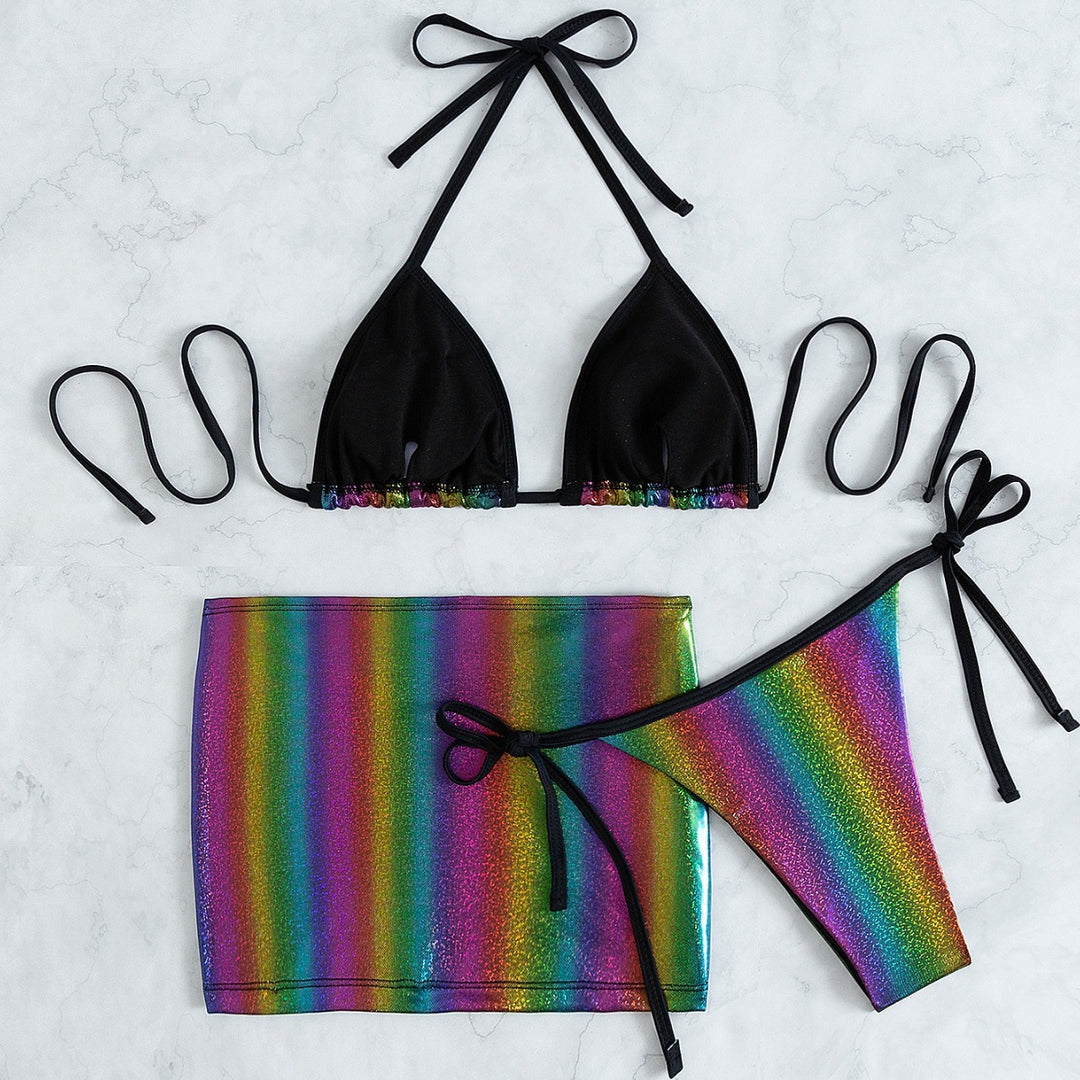 Damen Triangel-Bikini mit trendigem Wickelrock Echo Archiv