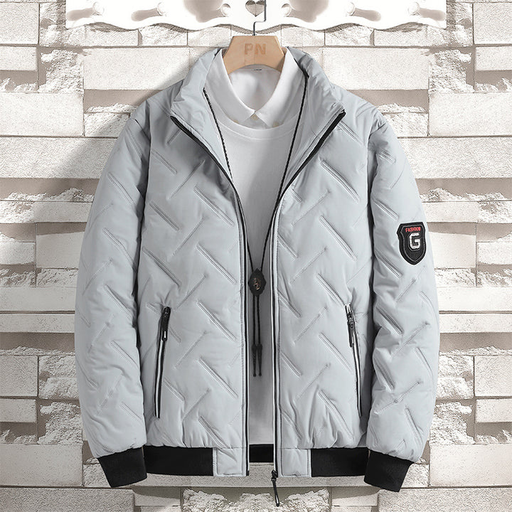 Herren Isolierte Steppjacke mit hochschließendem Kragen Echo Archiv