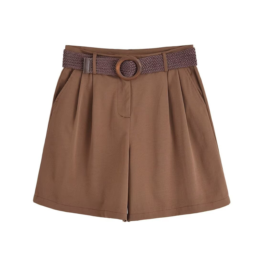 Damen Oversize-Hemdbluse mit dreiviertel-Ärmeln und Manschetten Echo Archiv