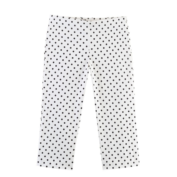 Damen Modische Culotte-Hosen im zeitlosen Punkte-Design Echo Archiv