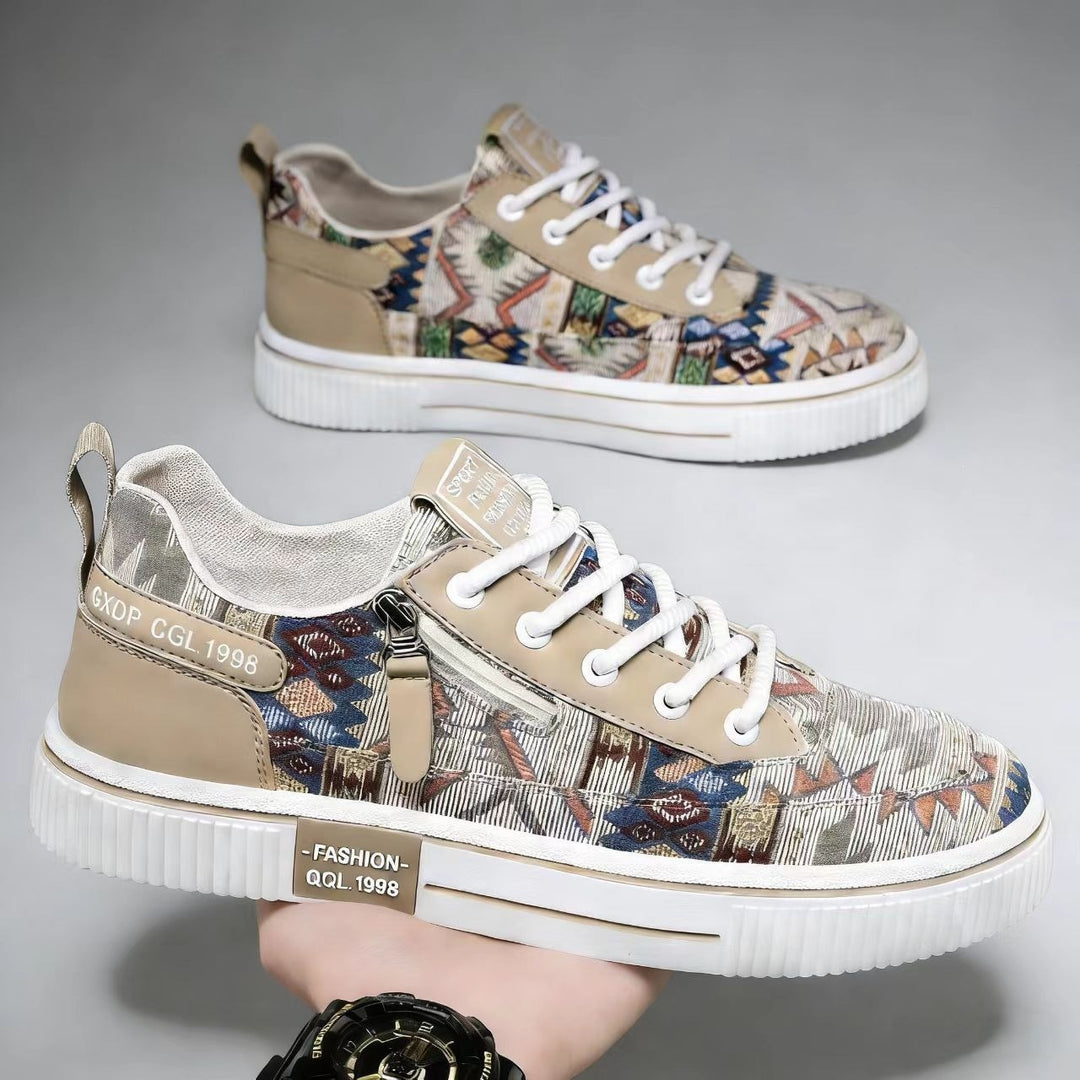 Unisex Freizeit-Sneaker mit modischem Ethno-Muster Echoarchiv