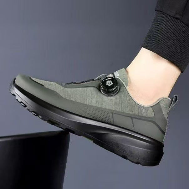 Herren Moderner atmungsaktiver Strick-Sneaker mit BOA-Drehverschluss und dämpfender Laufsohle Echoarhiv