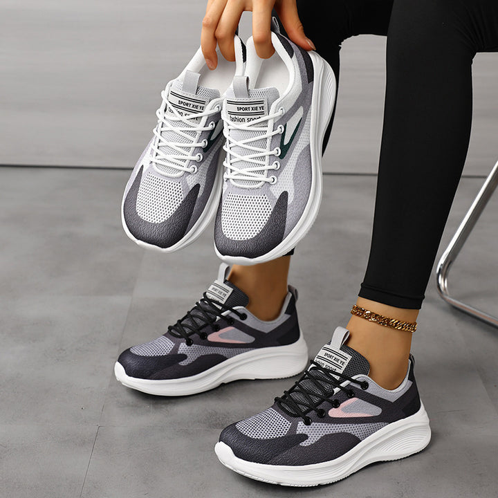 Damen Leichte Mesh-Laufschuhe mit gedämpfter EVA-Plateausohle und Komfort-Fußbett – Lioré