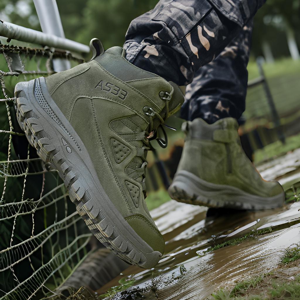 Herren wasserdichte Sicherheitsstiefel mit rutschfester Sohle und atmungsaktiver Membran Echoarchiv