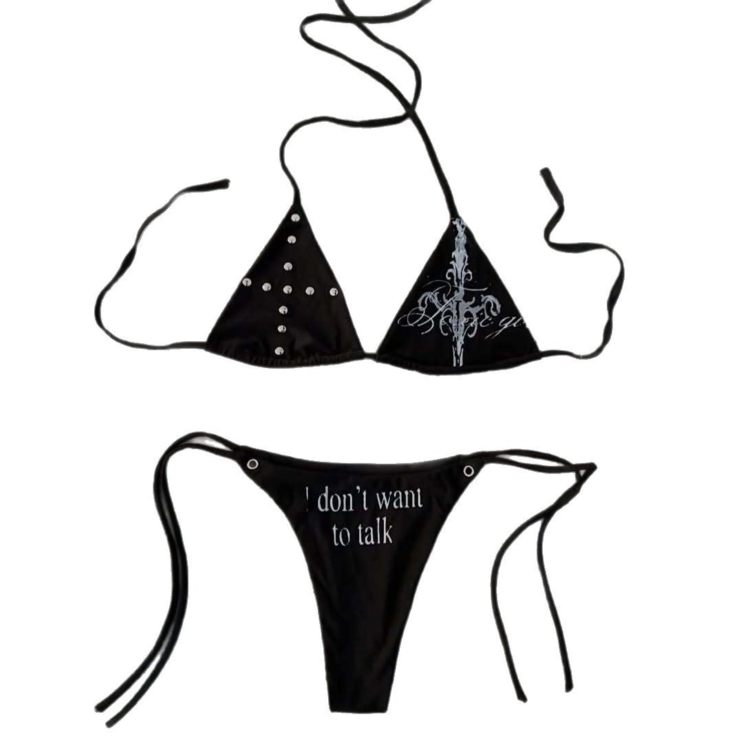 Damen Triangel-Bikini mit auffälligen Details Echo Archiv