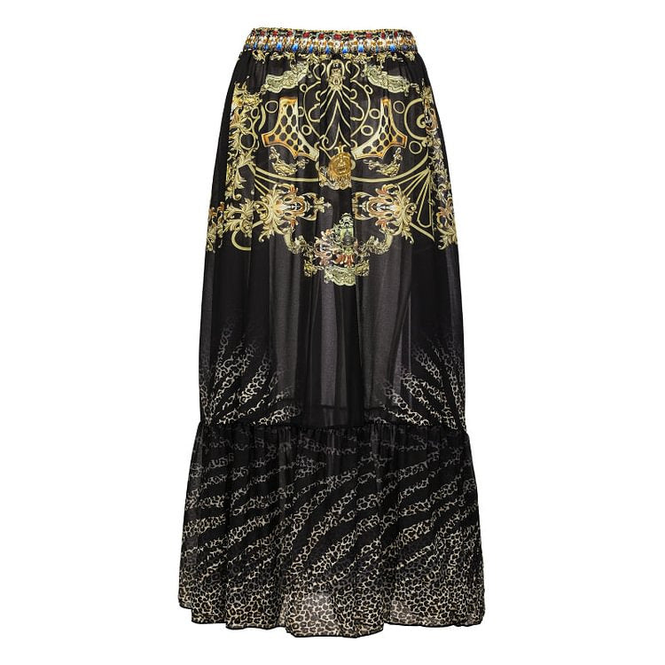 Damen Einteiler Badeanzug mit elegantem Design und passendem Wickeltuch Echo Archiv