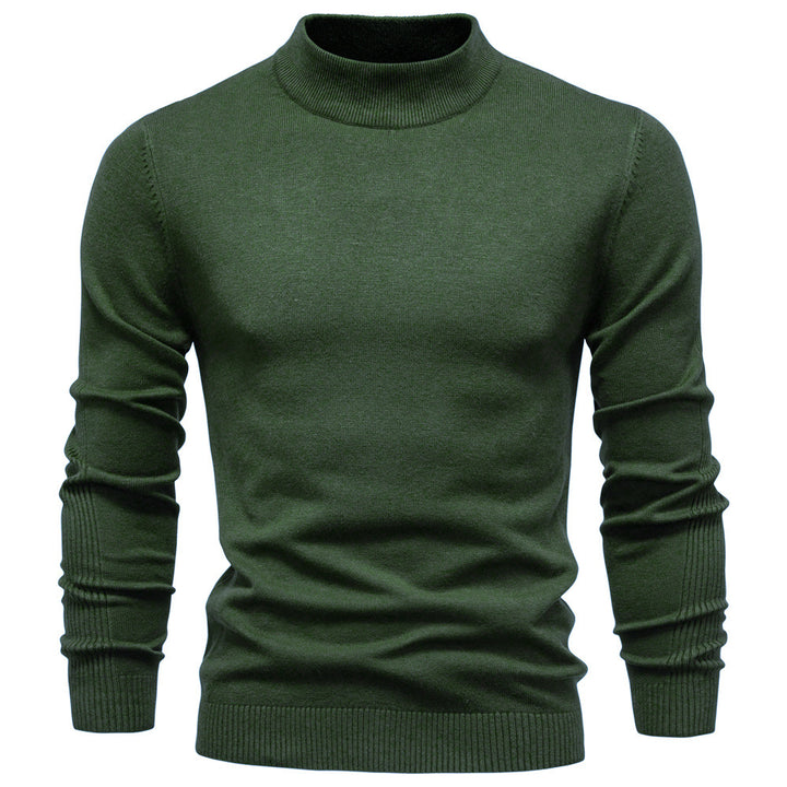 Herren Rollkragenpullover aus weichem Strickmaterial mit feiner Rippstruktur Echoarchiv