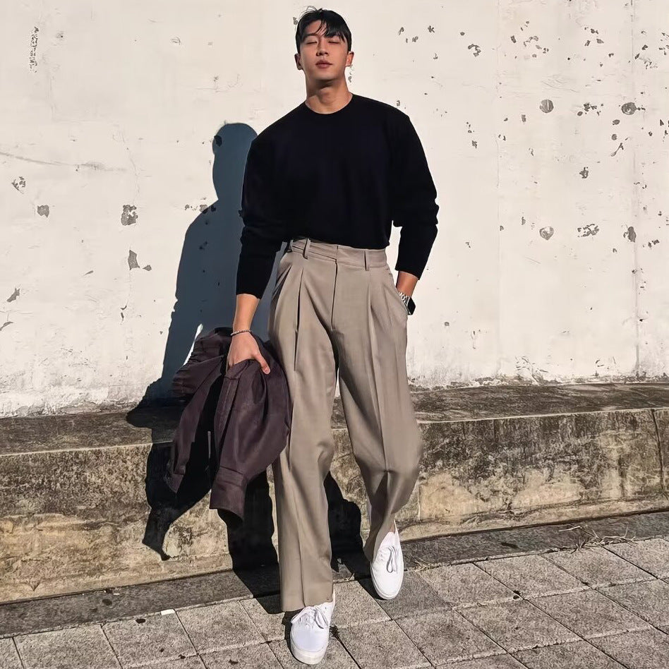 Damen Modische Hochbundhose Echoarchiv