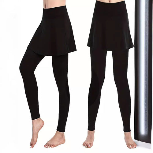 Damen Leggings mit integrierter Skirtschnitt Echoarchiv