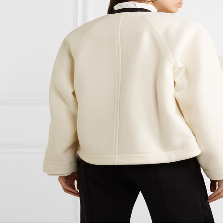 Damen Weitgeschnittene High‑Waist Palazzohose mit Bügelfalte Echoarchiv