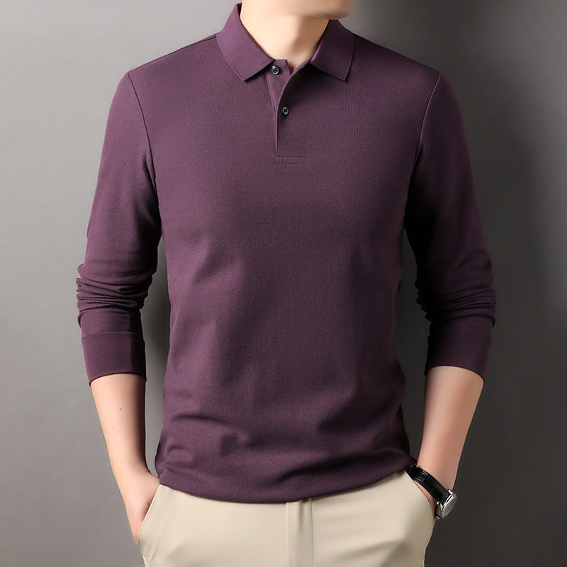 Herren Poloshirt mit langem Arm aus atmungsaktivem Funktionsmaterial Echoarchiv