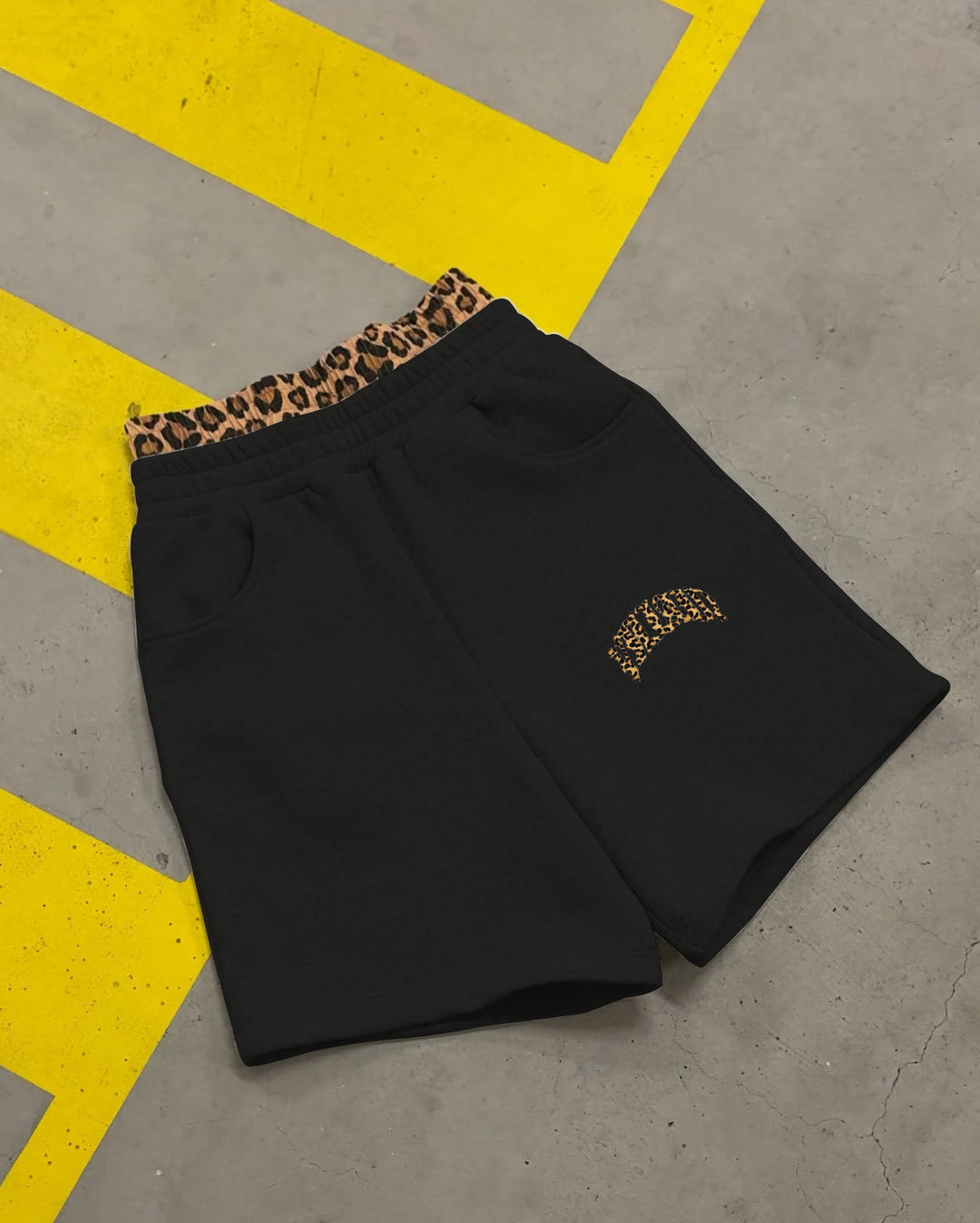 Damen nan gemütliche Jogginghose mit ausgestellter Beinform, elastischem Leo-Bund und seitlichen Eingrifftaschen Echo Archiv