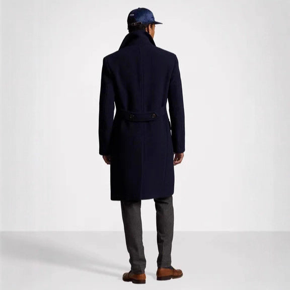Herren eleganter klassischer Übercoat mit herausnehmbarer Weste Echoarchiv