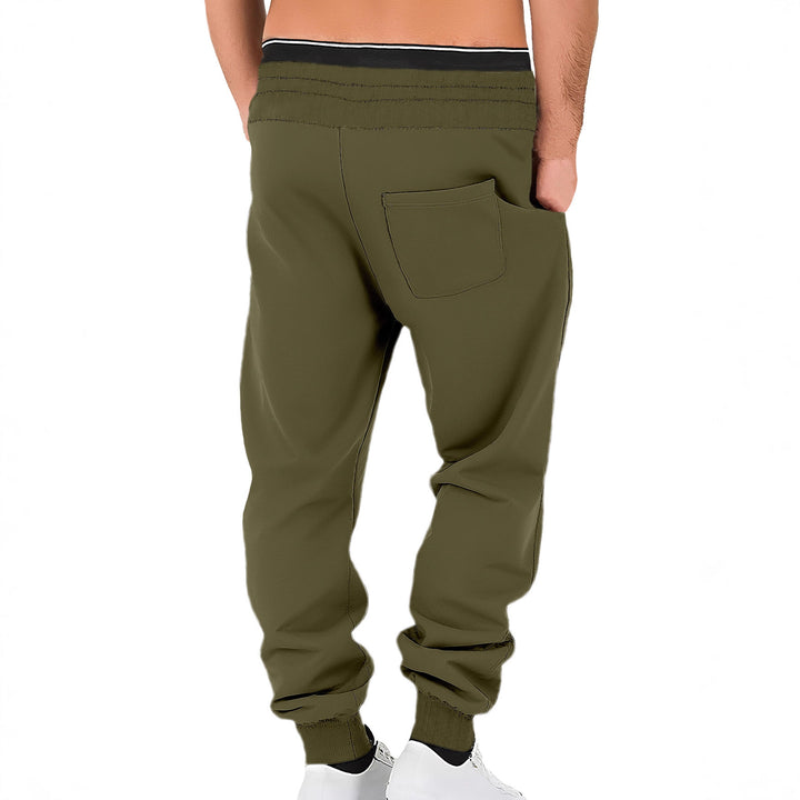 Herren nan komfortable Jogginghose aus hochwertiger Baumwollmischung mit elastischem Bund Kordelzug und Bündchen Echo Archiv