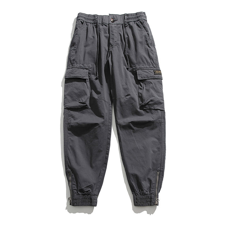 Herren Cargo-Joggerhose mit elastischem Komfortbund, Kniepaneelen und Reißverschluss-Knöcheln Echo Archiv