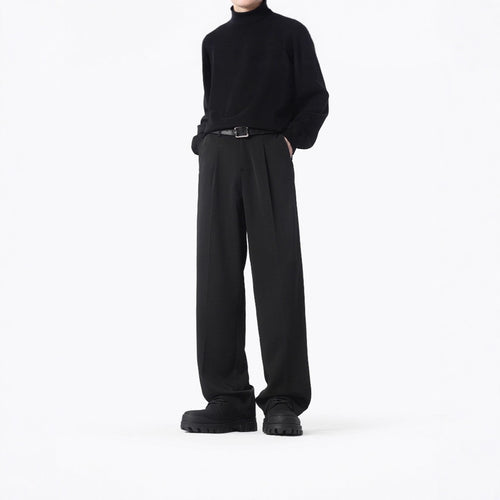 Damen Elegante und bequeme weit geschnittene Stoffhose Echo Archiv