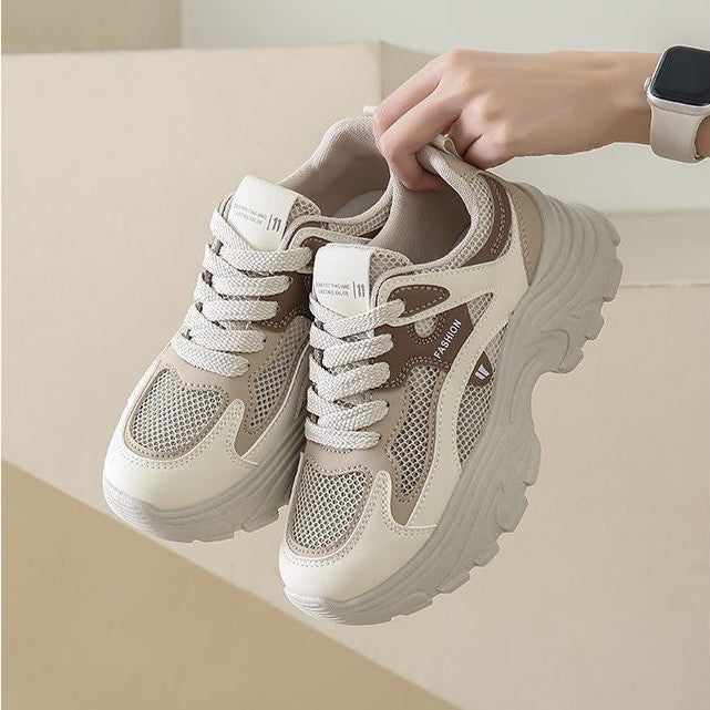 Damen Fashion Sneakers mit atmungsaktiver Mesh-Oberfläche und dämpfender Sohle Echo Archiv